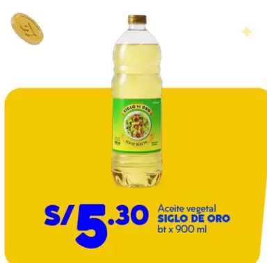 Oro - Aceite vegetal