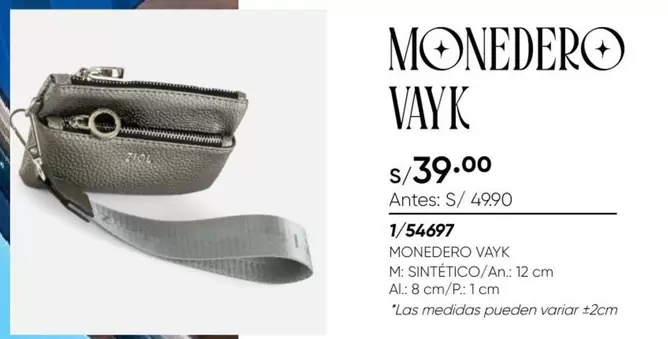 MONEDERO VAYK 1/54697