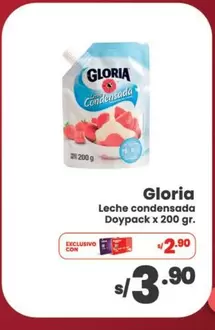 Gloria - Leche condensada Doypack