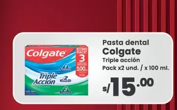 Colgate - Pasta dental Triple acción