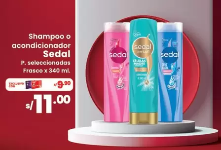Sedal - Shampoo o acondicionador