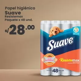 Suave - Papel higiénico Resistmax Paquete
