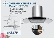 Venus - CAMPANA VENUS PLUS 90cm TURE63CO