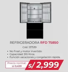 REFRIGERADORA RFD 75850