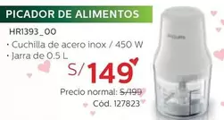 Philips - PICADOR DE ALIMENTOS HR1393_00