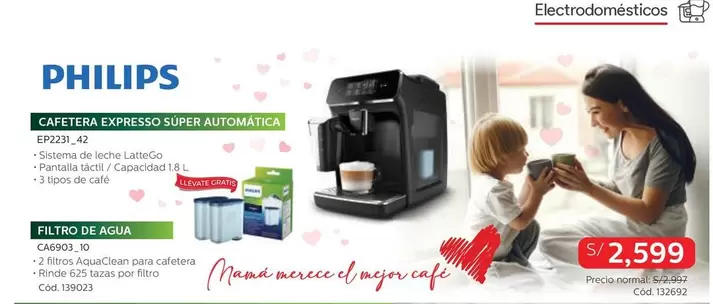 Philips - CAFETERA EXPRESSO SUPER AUTOMATICA EP2231_4