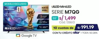 Hisense - ULED MiniLED Serie M7QG