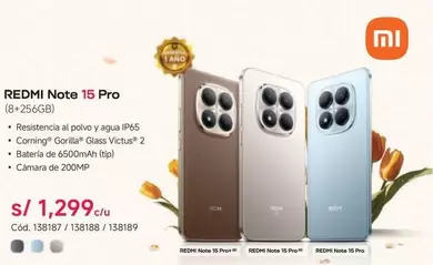 Xiaomi - REDMI Note 15 Pro (8+256GB)