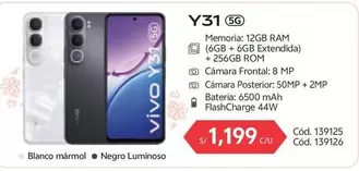 Vivo - Y31 5G Cód. 139125 Cód. 139126