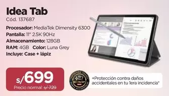 Grey - Idea Tab Cód. 137687