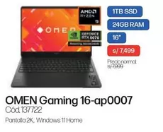 Ryzen - Gaming 16-ap0007