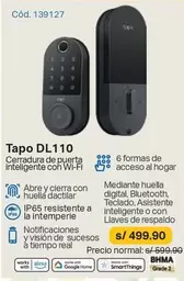 Real - Tapo DL110 Cerradura inteligente de puerta con Wi-Fi