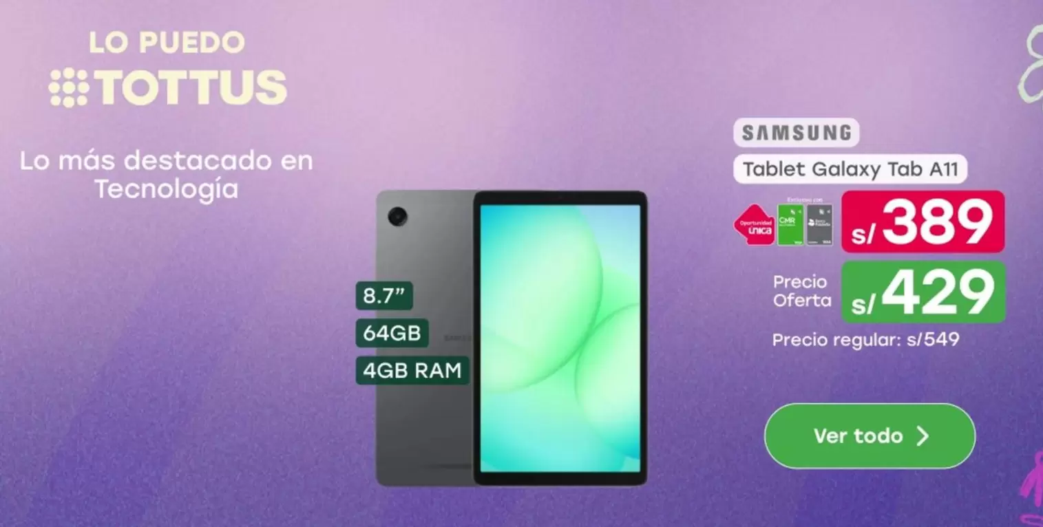 Samsung - Tablet Galaxy Tab A11