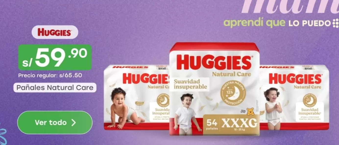 Huggies - Pañales Natural Care