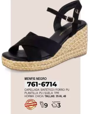 MENFIS NEGRO 761-6714