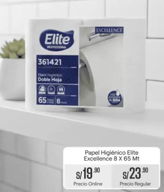 Elite - Papel Higi
uevo  Excellence 8 X 65 Mt