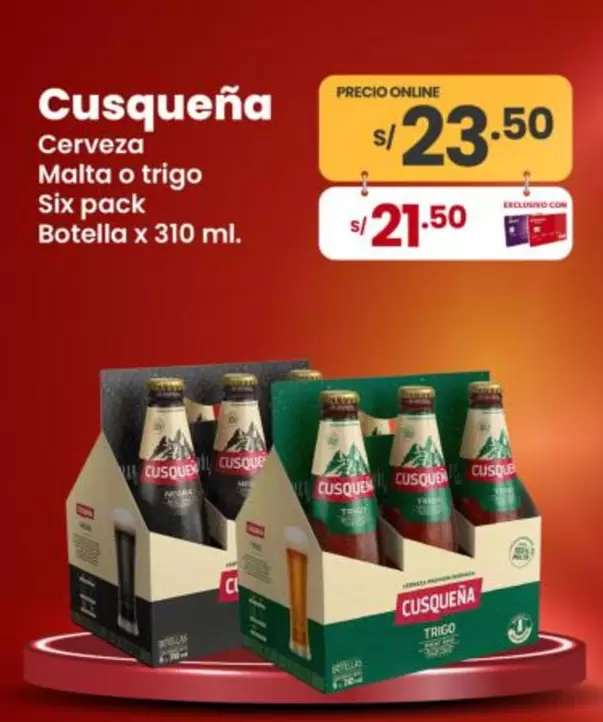 Cusqueña - Cerveza Malta o trigo