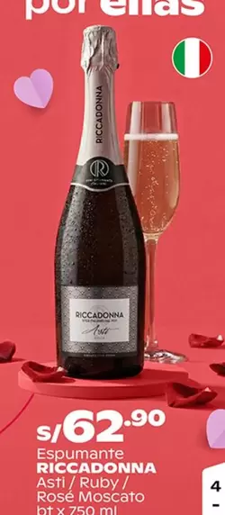 Riccadonna - Espumante Asti / Ruby / Rosé Moscato pt x 750 ml