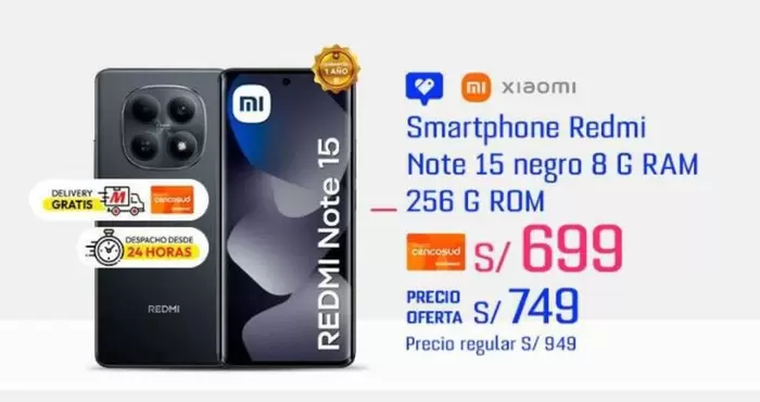 Xiaomi - Smartphone Redmi Note 15