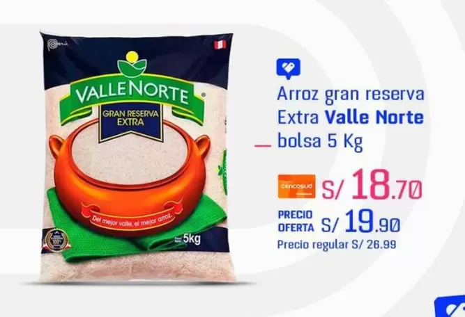 Valle Norte - Arroz gran reserva Extra