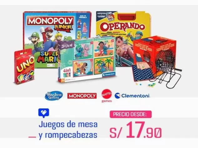 Juegos de mesa y rompecabezas