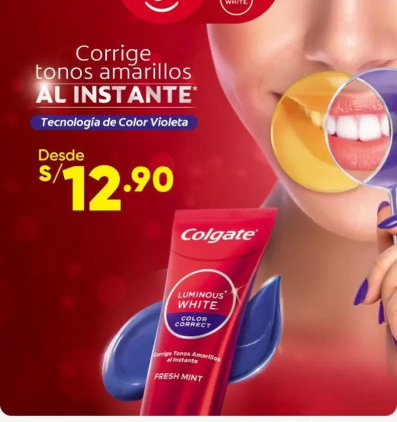 Colgate - Luminous White Color Correct Fresh Mint Toothpaste