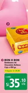 Bon o Bon - Bombon de Chocolate Relleno Caja