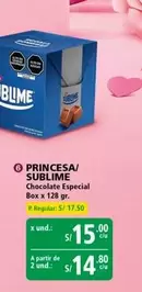 Sublime - PRINCESA/ SUBLIME Chocolate Especial Box