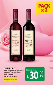 Queirolo - Vino Borgoña+Magdalena