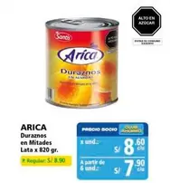 Arica - Duraznos en Mitades Lata