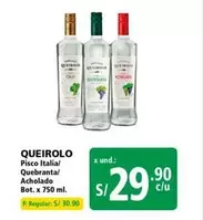 Queirolo - Pisco Italia/ Quebranta/ Acholado