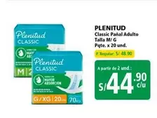 Plenitud - Classic Pañal Adulto