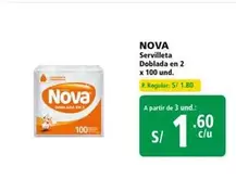 Nova - Servilleta Doblada en 2