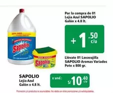 Sapolio - Lejia Azul Gal	ilde{A}^{3}n x 4.8 lt.