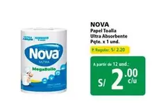 Nova - Papel Toalla Ultra Absorbente