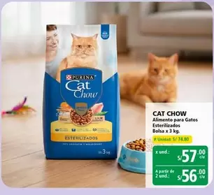 Cat Chow - Alimento para Gatos Esterilizados Bolsa