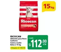 Ricocan - Alimento para Perro Cachorro Carne y Leche