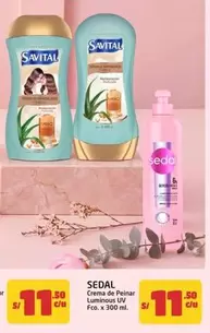 Sedal - Crema de Peinar Luminous UV