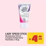 Lady Speed Stick - Desodorante Clinical Complete Antibacterial
