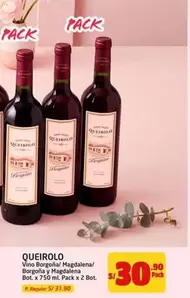 Queirolo - Vino Borgogna/Magdalena Borgogna y Magdalena