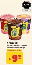 Peziduri - Helado de Crema Sabores Variados Pote