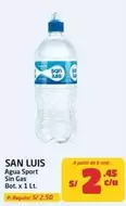San Luis - Agua Sport Bot. x 1 Lt.
