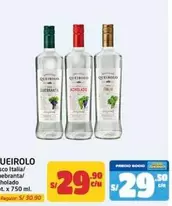 Queirolo -  Pisco Italia/ Quebranta/ Acholado