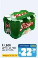 Pilsen - Cerveza Six Pack Lata