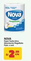 Nova - Papel Toalla Ultra Absorbente MegaRollo