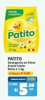 Patito - Detergente en Polvo Aroma Limón Bolsa