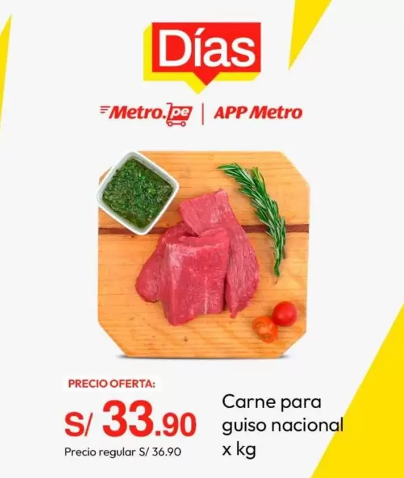 Metro - Carne para guiso nacional