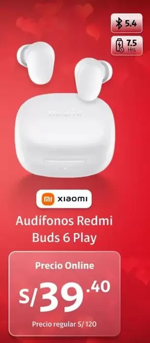 Xiaomi - Audífonos Buds 6 Play