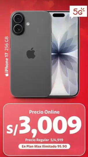 Apple - iPhone 17 256 GB