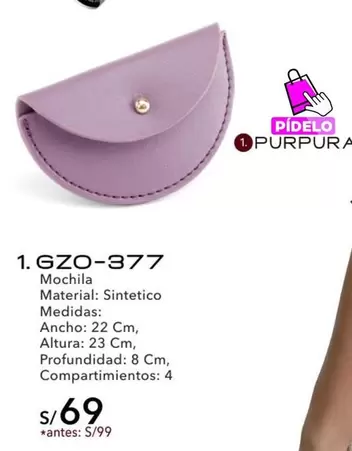 1. GZO-377 Mochila